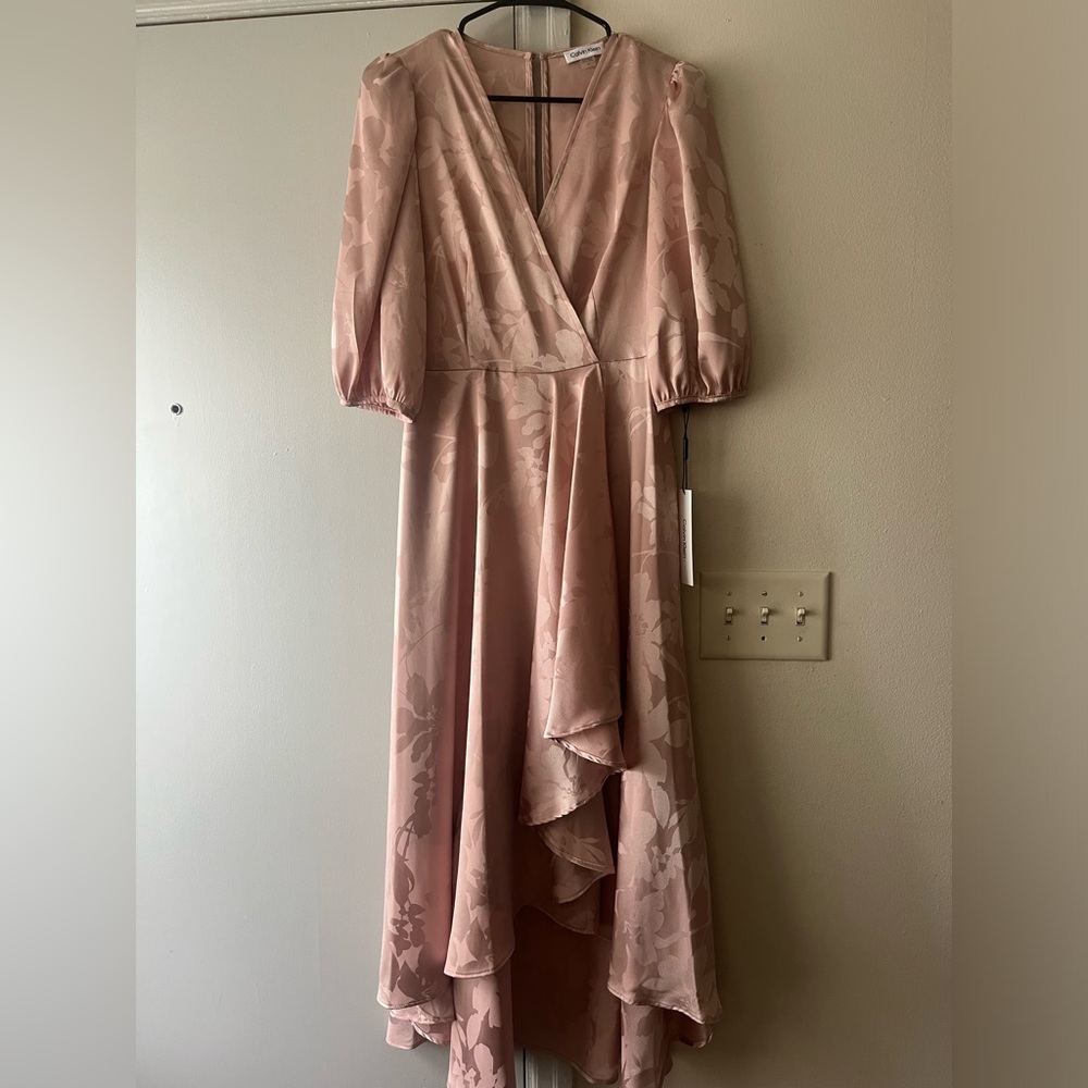Calvin Klein floral pink dress